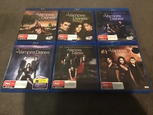 THE VAMPIRE DIARIES Series Blu-Ray Seasons 1-6 2009 Collection Set - Picture 1 of 2