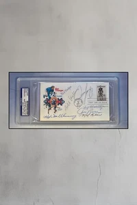 Jim Thorpe FDC signed by Brown/Willis/Hein/Badgro/Flaherty +2-PSA #83001234 - Picture 1 of 1