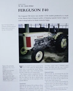 Ferguson Traktor Bild Artikel Blatt vergriffen Bauernhof Wandbild Deko - Bild 1 von 1