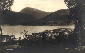 NORWEGEN Norge Norway Tromsö Tromsø alte Postkarte Vintage Postcard ~1920/30 - Picture 1 of 2