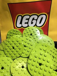LEGO NEW Lime Green #11213 Round 6 X 6 Round Plate - Picture 1 of 3