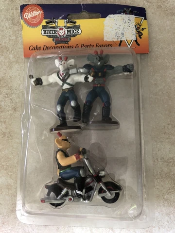 Wilton Biker Mice From Mars Figures / Cake Toppers Cover