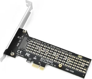 M.2 NVME zu PCIe 4.0 Adapter mit Blende NVME SSD auf PCIe X1 Konvertierungsad... - Bild 1 von 7