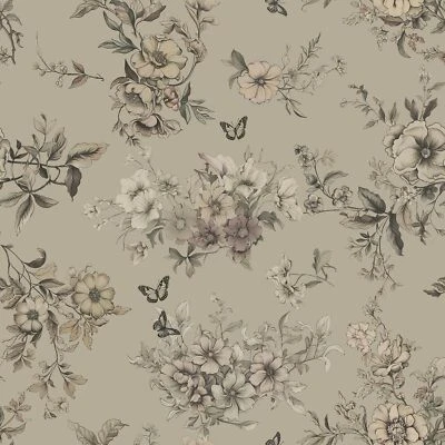 Vintage Floral Wallpaper Peel and Stick Boho 17.3"×78.8" Removable Self Adhesiv - Image 1 of 4