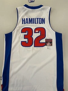 Richard Hamilton signiertes Pistons Adidas Swingman Trikot JSA - Bild 1 von 7