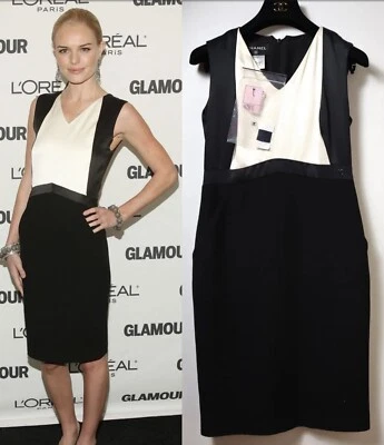 4K Nuevo Vestido Chanel Vintage 2009 Negro Blanco Cóctel Fiesta 34 36 2 4 Tweed S M Foto 1 de 4