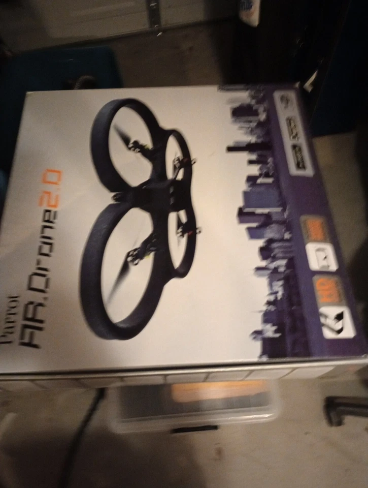 Parrot AR.Drone 2.0 Quadcopter - Charger, Battery, Indoor Cover, GPS, Nice! - Image 1 of 4