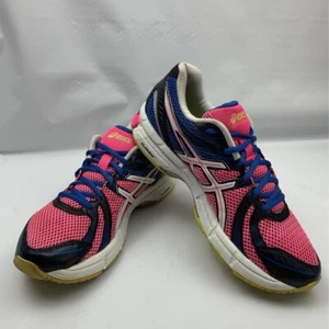 Asics Womens Gel-Exalt Running Shoes Pink Blue T379N Low Top Lace Up Mesh 9.5M - Picture 1 of 11