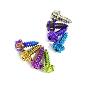 Titanium Screws Self-tapping Knob Torx Screw M5x16mm For Motorcycle Bike Car - Picture 1 of 13