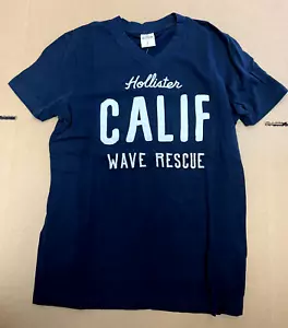 HOLLISTER MEN'S GRAPHIC CREW V NECK T SHIRT SIZE (S) + FREE SHIPPING - Picture 1 of 4