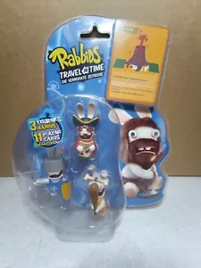 Raving Rabbids Travel In Time L.E. 3 Pack Mini Figures +Cards in ENG/GER/ITA - Picture 1 of 4