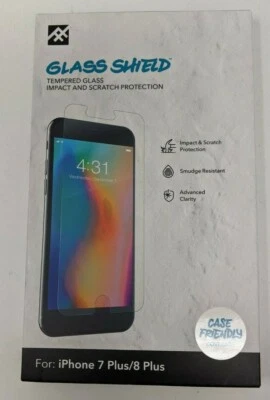 Zagg IFrogz Glass Shield Tempered Glass Protector (iPhone 7 plus / 8 plus) - Image 1 of 2