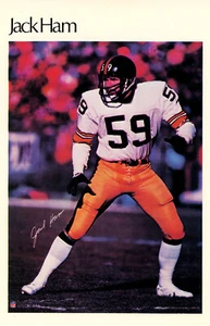 Jack Ham Pittsburgh Steelers Mini Poster 11/50 Marketcom 46195 - Picture 1 of 2
