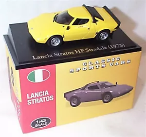Lancia Stratos Yellow 1:43 Scale Ixo Atlas 4656127 Classic Sports Cars New Boxed - Picture 1 of 2