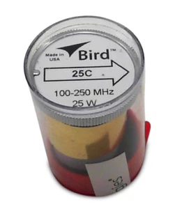 Bird 43 Wattmeter Element 25C 100-250 MHz 25 Watts (New) - Picture 1 of 3