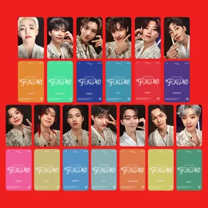 13pcs/set Kpop SEVENTEEN FOLLOW TO SEOUL Double-sided Self Made Photocards - Picture 1 of 6