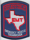 Texas EMT Emergency Medical Technician shoulder patch