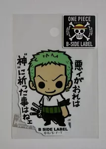 One Piece B-Side Label Zoro Sticker Waterproof US SELLER - Picture 1 of 1