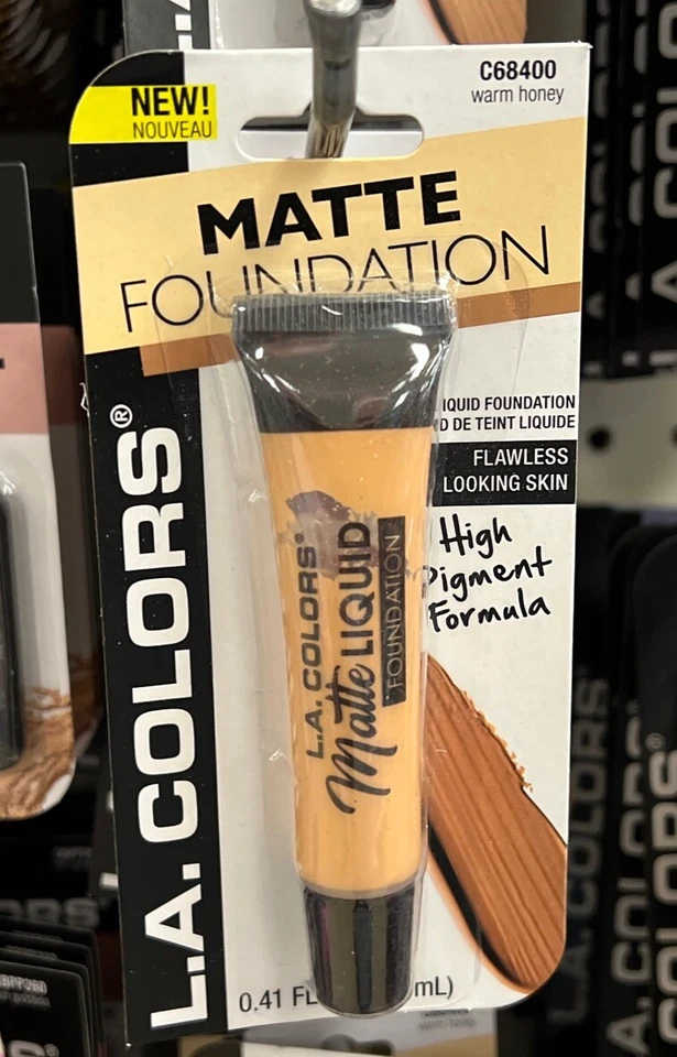 L.A. Colors Matte Foundation WARM HONEY C68400 High Pigment Formula - Image 1 of 1