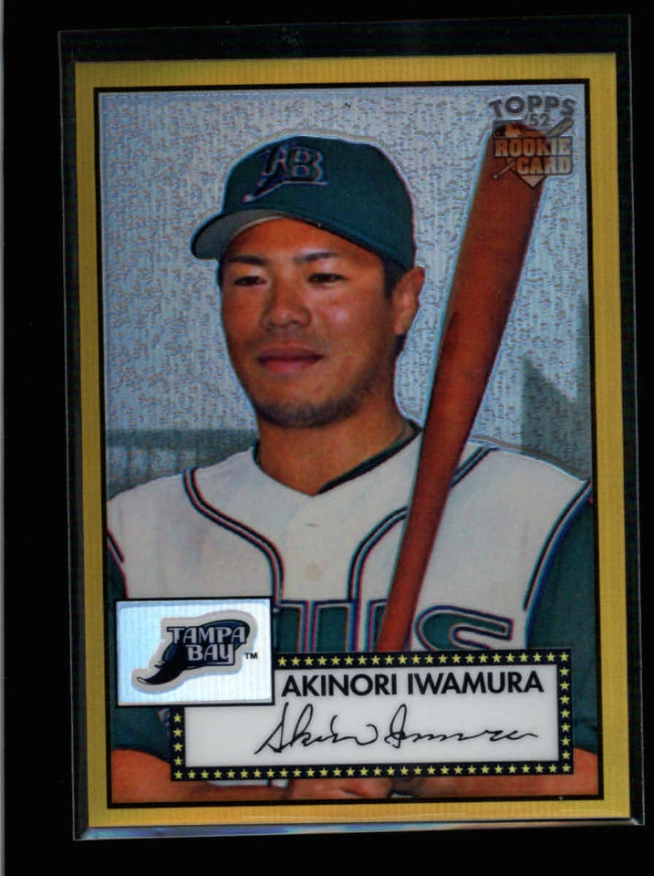 Akinori Iwamura 2007 Topps 52 cromo oro refractor novato #/52 Ag8844 Foto 1 de 1