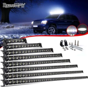 For Jeep Offroad Driving Truck 7 14 20 26 32 38 44 50'' Spot Flood LED Light Bar - Picture 1 of 18