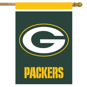 Green Bay Packers Hausflagge NFL lizenziert 28" x 40" Briarwood Lane - Bild 1 von 4