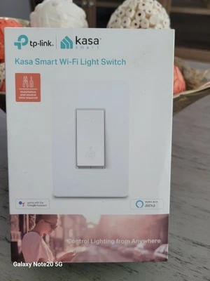 Kasa Smart Wi-Fi 3-Way Light Switch, HS210 - Image 1 of 4