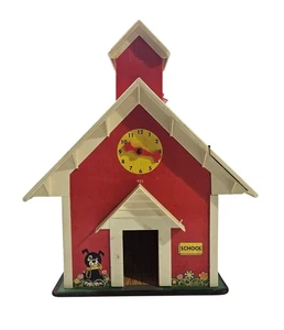 Vintage Fisher Price Little People Play Family School House 923 USA 1971 Bell - Picture 1 of 5