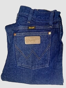 Wrangler Jeans Herren 29 x 34 Cowboy Schnitt Original Fit 13MWZ Blau Dark Wash Rodeo - Bild 1 von 4