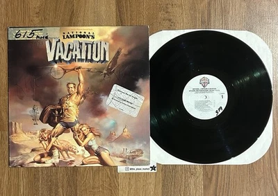 National Lampoon's Vacation movie vinyl LP record Promo edition w/Hype Sticker Foto 1 de 4