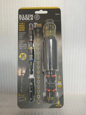Klein Tools (32517HD) KNECT 17-in-1 Impact-Rated Hybrid Screwdriver/Nut Driver - Image 1 of 2