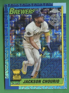 JACKSON CHOURIO 2025 TOPPS SERIE 1 1990 MOJO REF MILWAUKEE BREWERS - Imagen 1 de 4