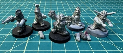 Warhammer 40k Squad Champion And Hearthguard (5) Metal Fuera de Stock Rogue Trader (b) Foto 1 de 4