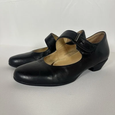Zapatos de salón Ziera Felicity negros Mary Jane cómodos bajos inserciones para mujer 9M 40 EU Foto 1 de 4