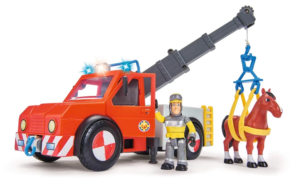 Simba 109258280 "Fireman Sam - Phoenix" Vehículo de Rescate Juego con Estatuilla y Foto 1 de 4