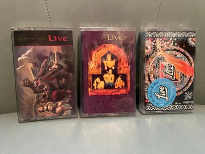 3 Live Cassette Tapes 2 Sealed Distance to Here Throwing Copper & Mental Jewelry - Image 1 of 4