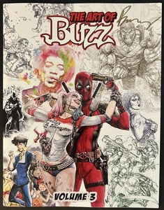 THE ART OF BUZZ VOL. #3 SKETCHBOOK SIGNED BY BUZZ PIN UPS SKETCHES 2017 - Bild 1 von 5