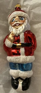 Christopher Radko Dolly para Susie Santa Claus adorno de vidrio 6” usado en excelente estado - Imagen 1 de 7
