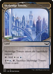 Skybridge Towers Foil (354) Showcase Streets of New Capenna SNC MTG Magic - Picture 1 of 1