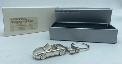 Portachiavi in miniatura placcato argento WAP05030415 Porsche Boxster NOS #3078 - Immagine 1 di 4