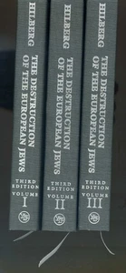 The Destruction of the European Jews 3RD Third Edition Raul Hilberg Three Volume - Foto 1 di 1