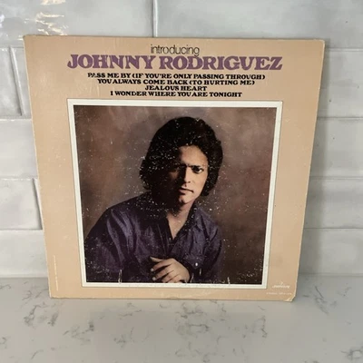 Johnny Rodriguez: Introducing Johnny Rodriguez 12" 33 RPM LP song titles listed - Image 1 of 4