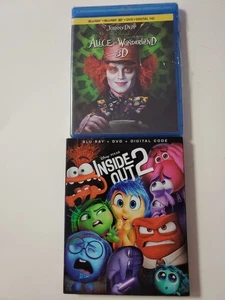 ALICE IM WUNDERLAND 3D+ INSIDE OUT 2, BLU-RAYS - Bild 1 von 2
