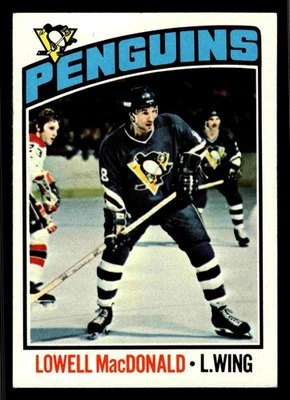1976-77 Topps Lowell MacDonald #33 - Pittsburgh Penguins - NM+ - Image 1 of 2