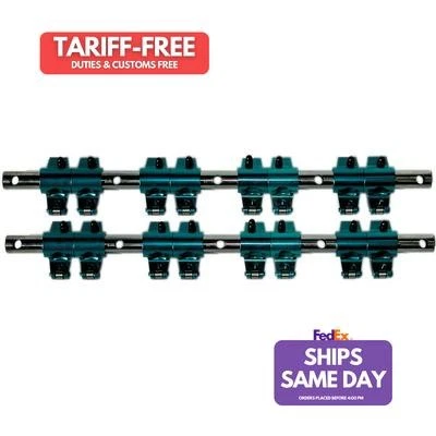 Proform 66869, Kit Blue Aluminum Sbm Roller Rocker Arms 1.5 Ratio Shaft Mount  - Image 1 of 4