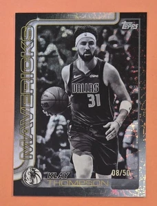 Klay Thompson 2025-26 Topps Blackout Flash Drop 08/50 Foil Target Negro #170 - Imagen 1 de 2