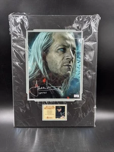 Auténtico certificado de autenticidad firmado por Jason Isaacs Harry Potter Lucius Malfoy 8x10 - Imagen 1 de 7