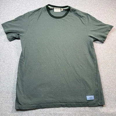 苏格兰威士忌和苏打水阿姆斯特丹纹理圆领 T 恤,尺寸 L 绿色 — 第 1/4 张图片