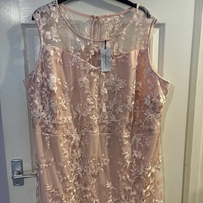 Nightingales  Dress Size 26 Euro( 45 ) Pastel Pink In Colour New With Tags - Image 1 of 4