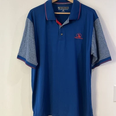Men’s Pebble Beach Dry-Luxe Performance Golf Shirt XL - Image 1 of 3